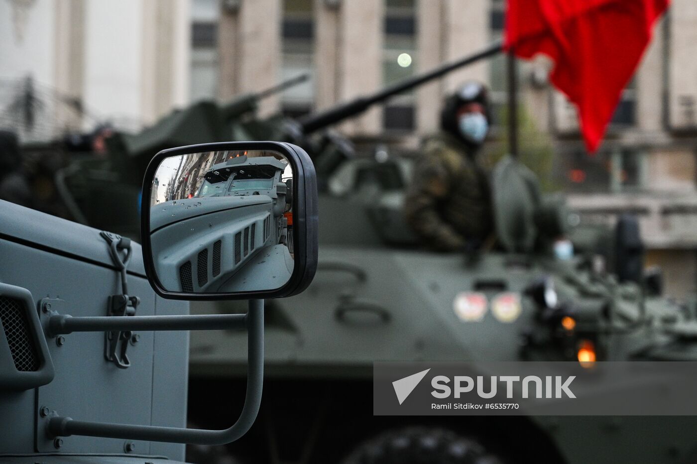Russia WWII Victory Parade Rehearsal