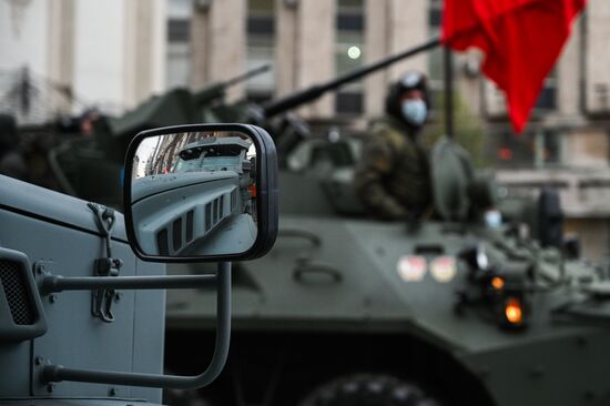 Russia WWII Victory Parade Rehearsal