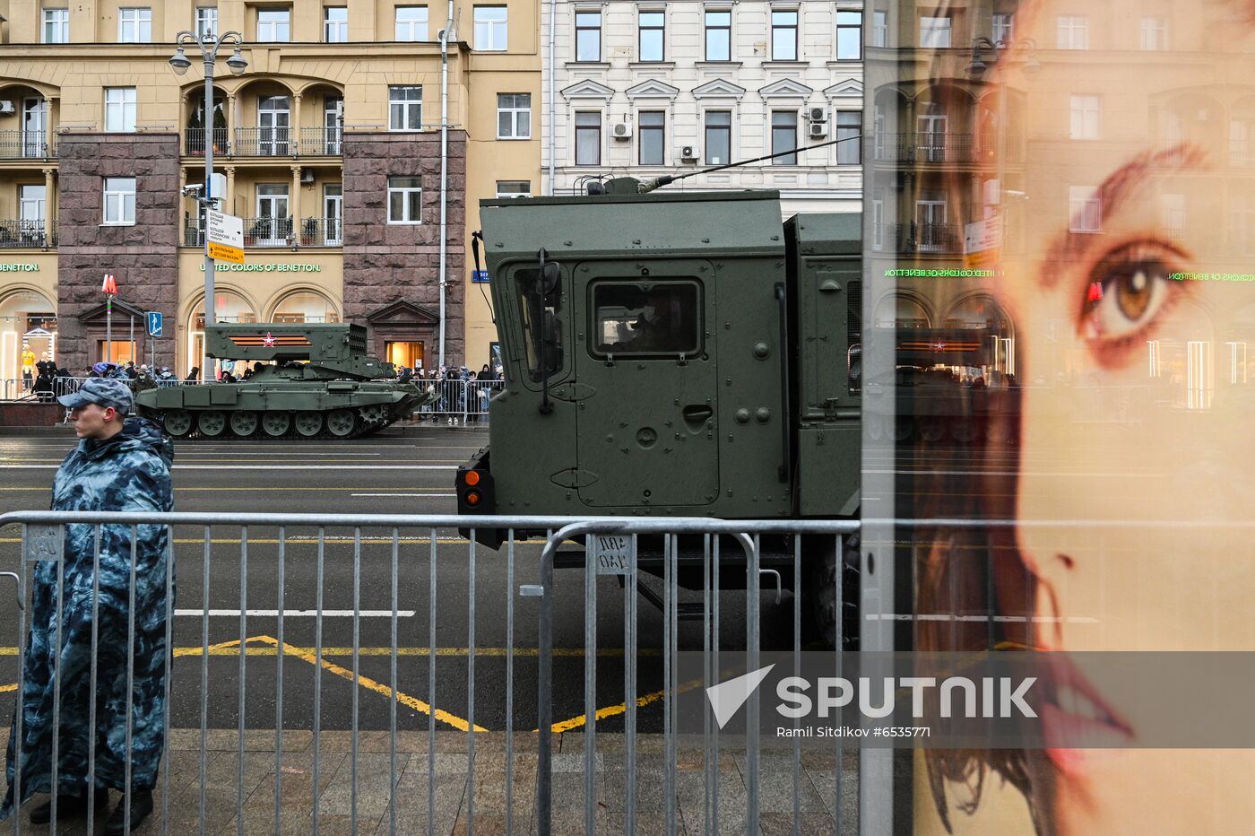 Russia WWII Victory Parade Rehearsal