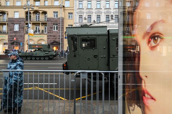 Russia WWII Victory Parade Rehearsal