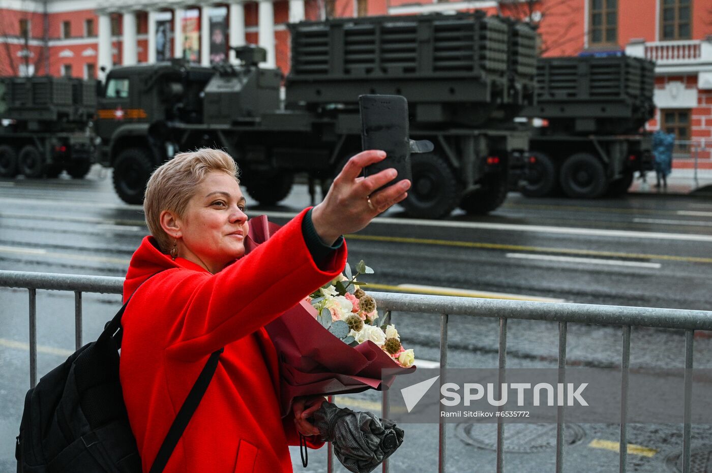 Russia WWII Victory Parade Rehearsal