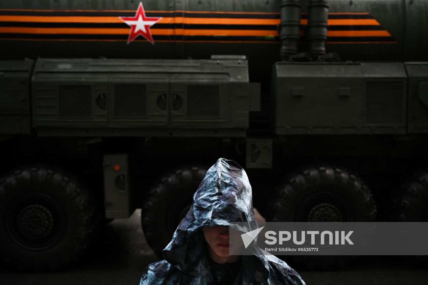 Russia WWII Victory Parade Rehearsal