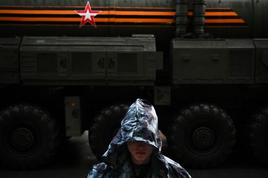 Russia WWII Victory Parade Rehearsal