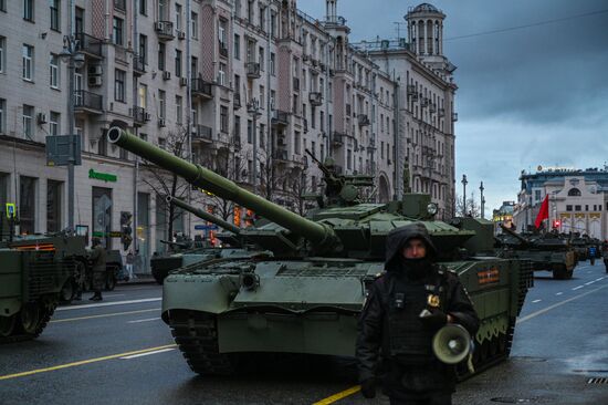 Russia WWII Victory Parade Rehearsal