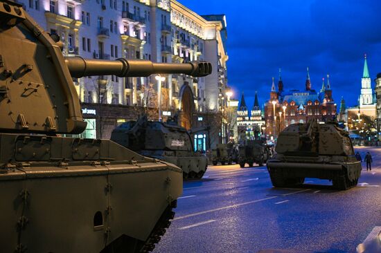 Russia WWII Victory Parade Rehearsal