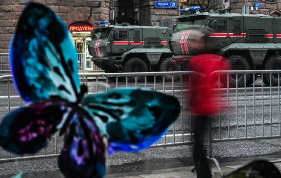 Russia WWII Victory Parade Rehearsal