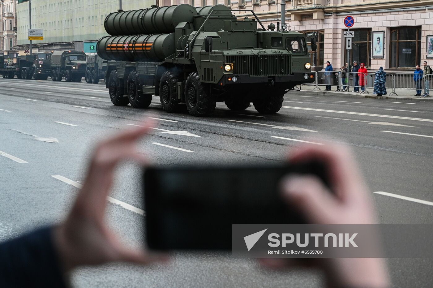 Russia WWII Victory Parade Rehearsal