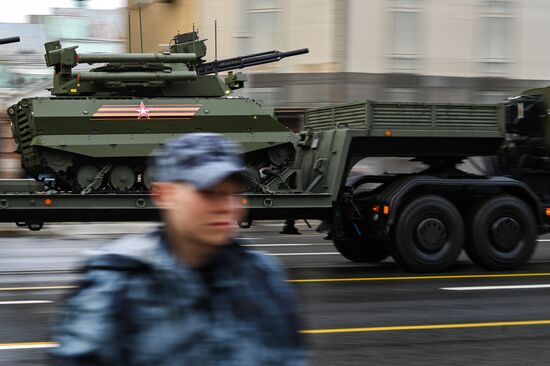 Russia WWII Victory Parade Rehearsal