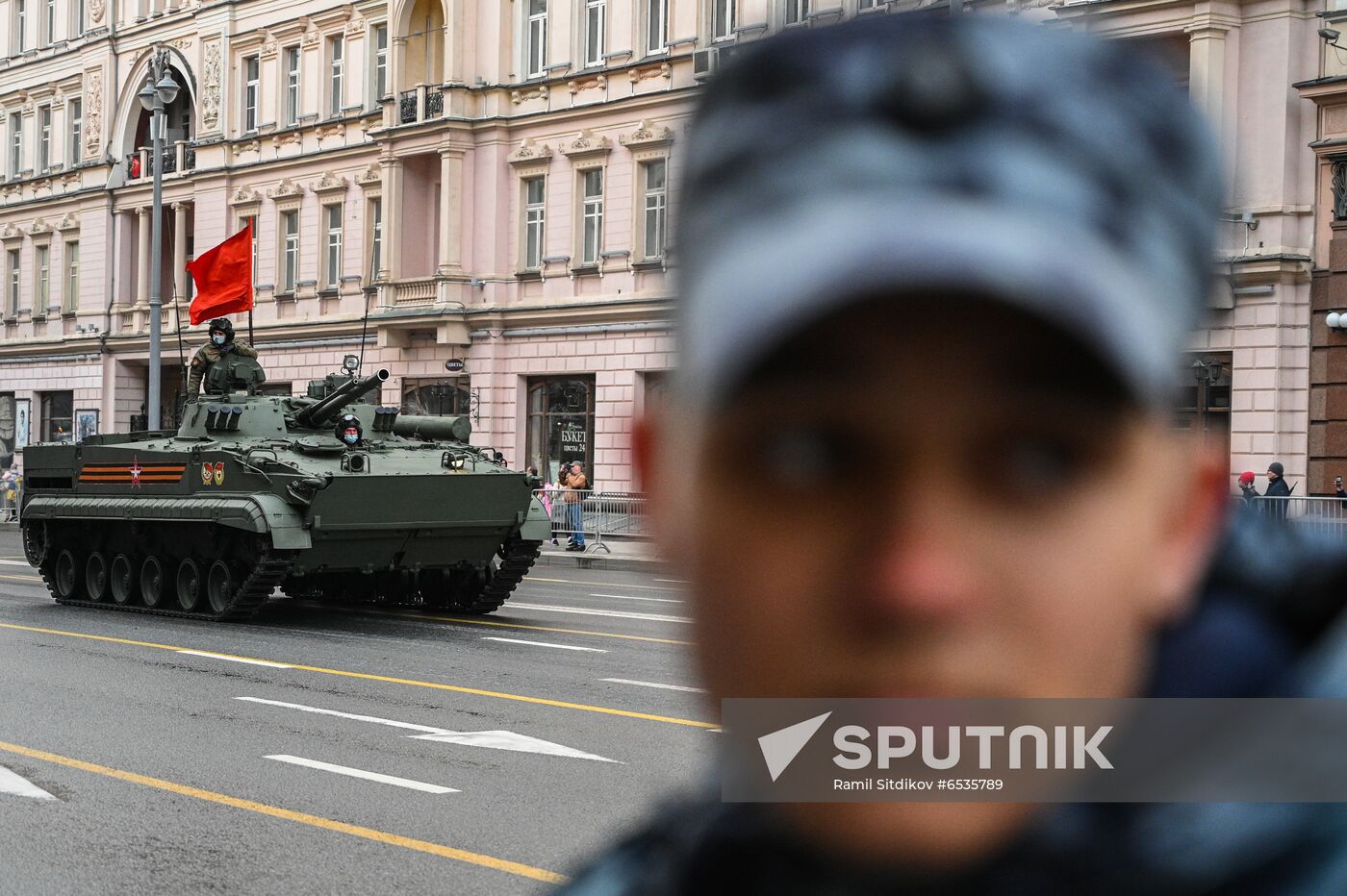 Russia WWII Victory Parade Rehearsal