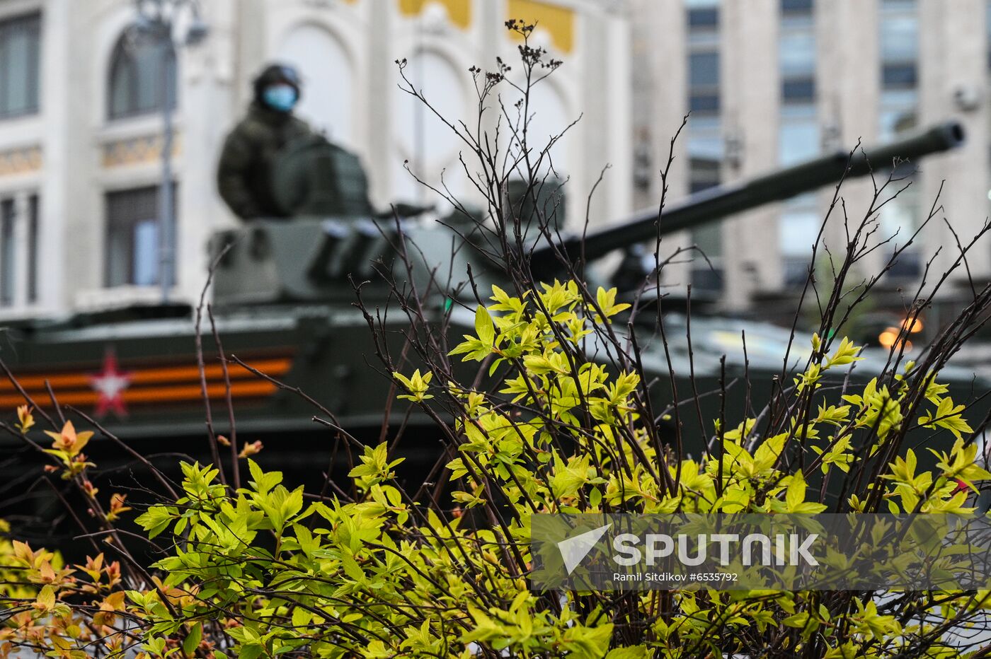 Russia WWII Victory Parade Rehearsal