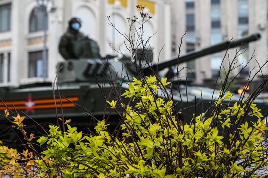 Russia WWII Victory Parade Rehearsal