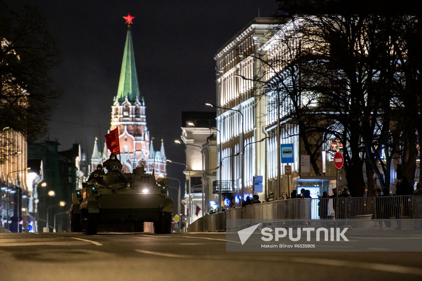 Russia WWII Victory Parade Rehearsal