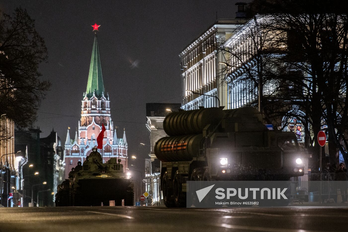 Russia WWII Victory Parade Rehearsal