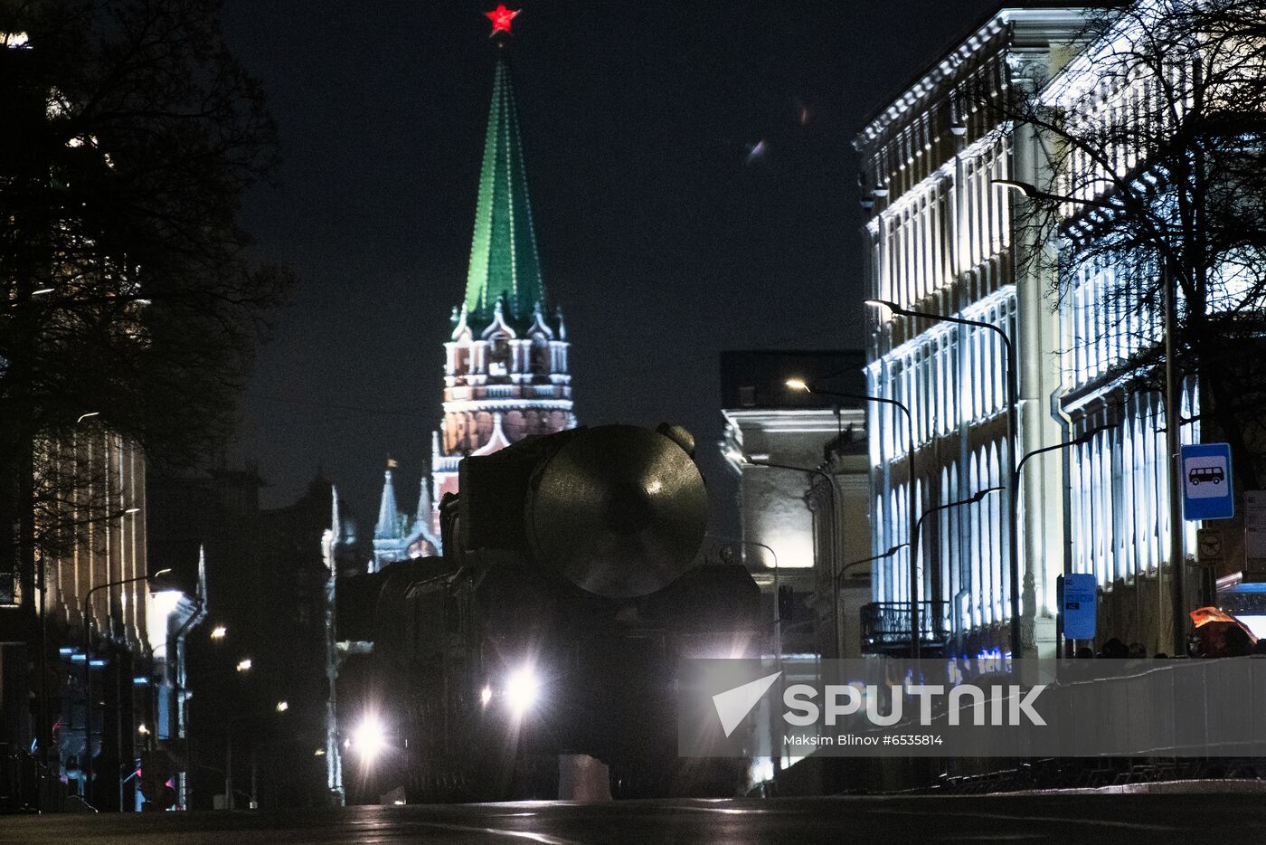 Russia WWII Victory Parade Rehearsal