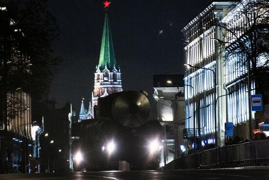 Russia WWII Victory Parade Rehearsal