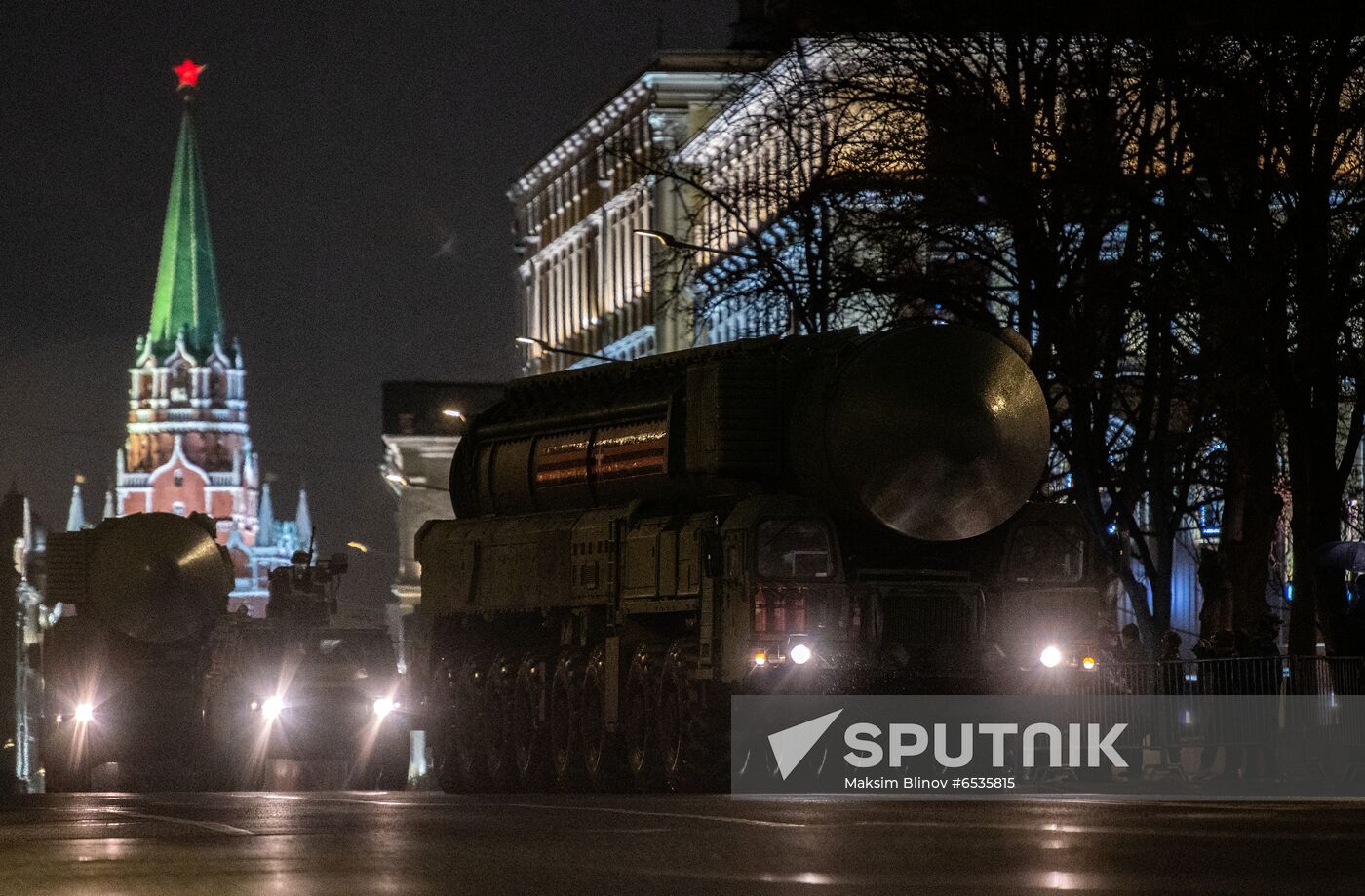 Russia WWII Victory Parade Rehearsal