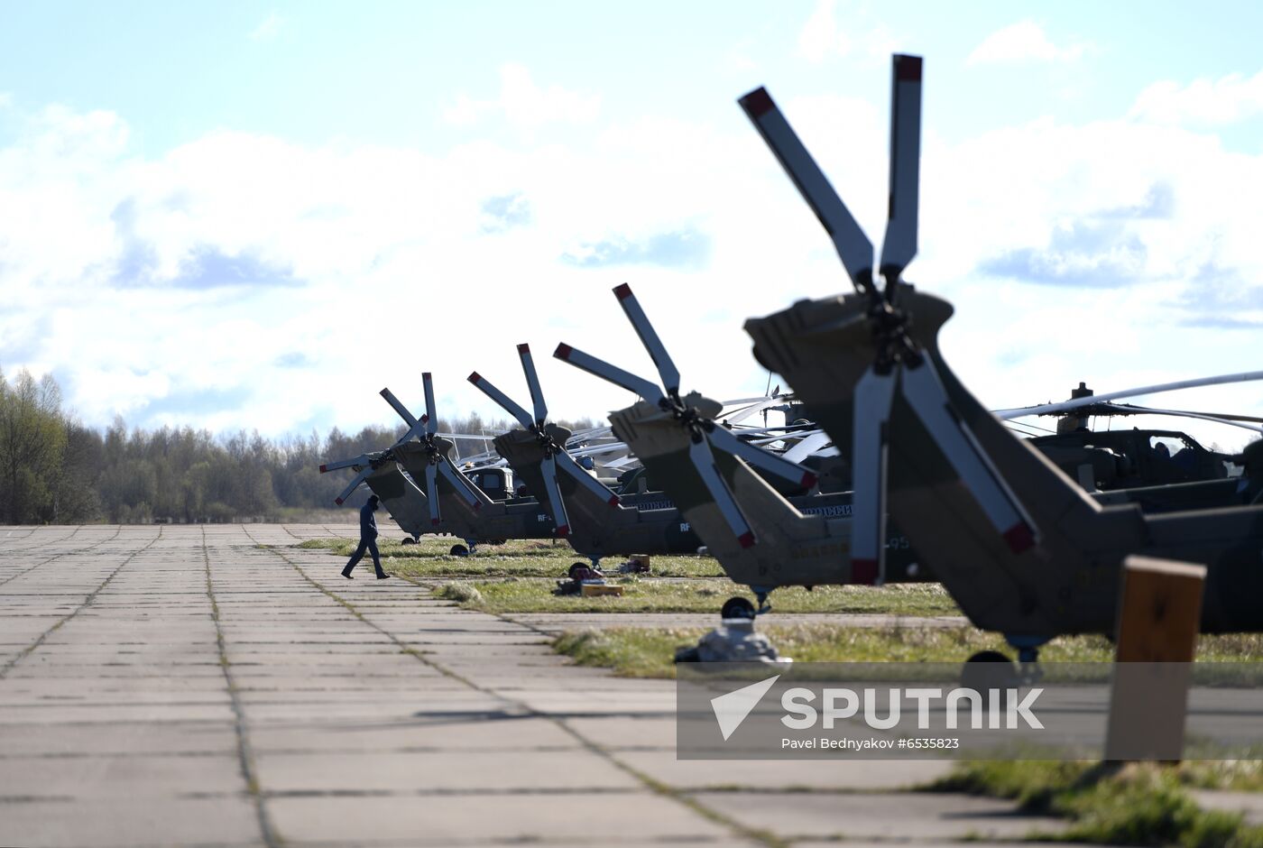 Russia WWII Victory Parade Rehearsal
