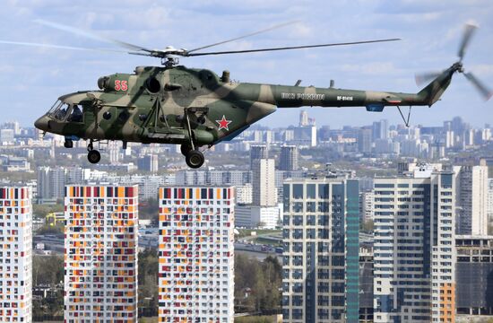 Russia WWII Victory Parade Rehearsal