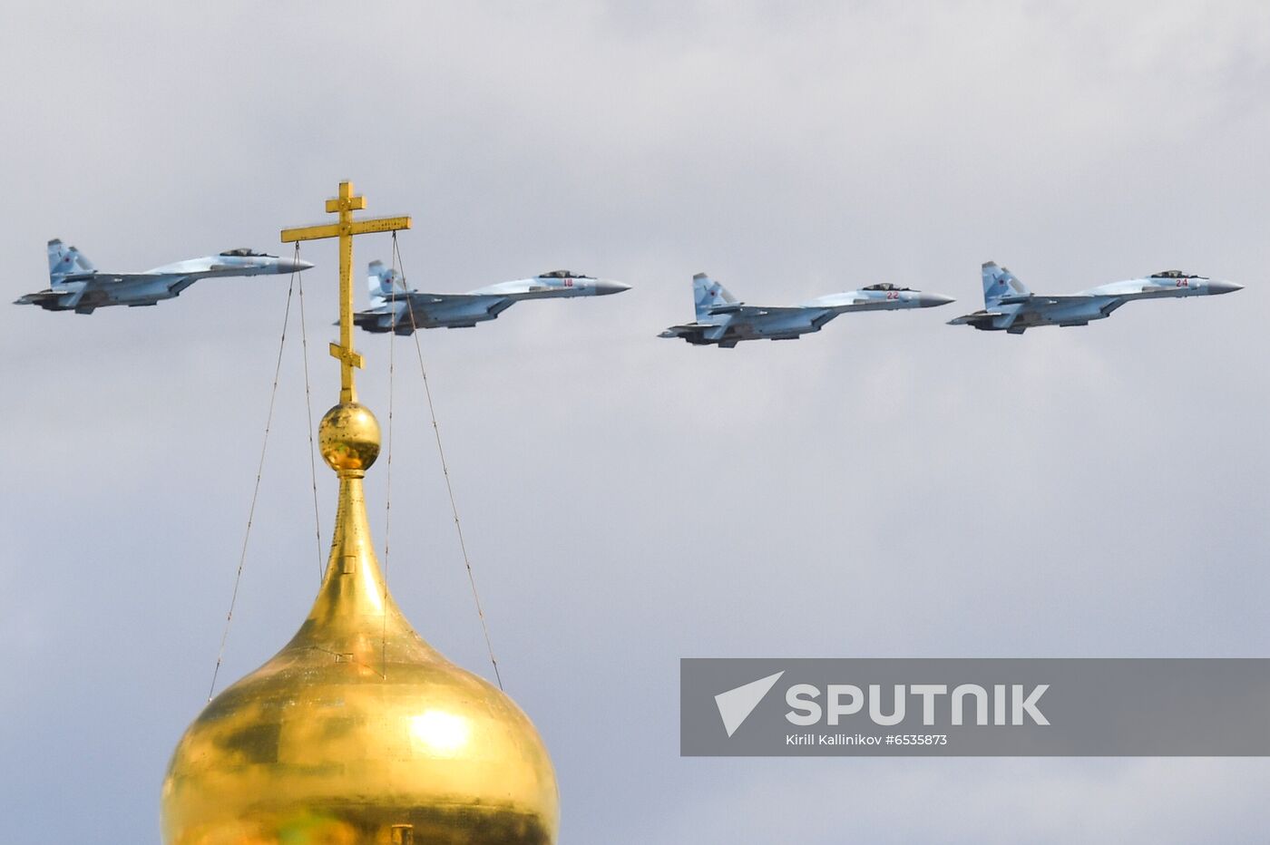 Russia WWII Victory Parade Rehearsal