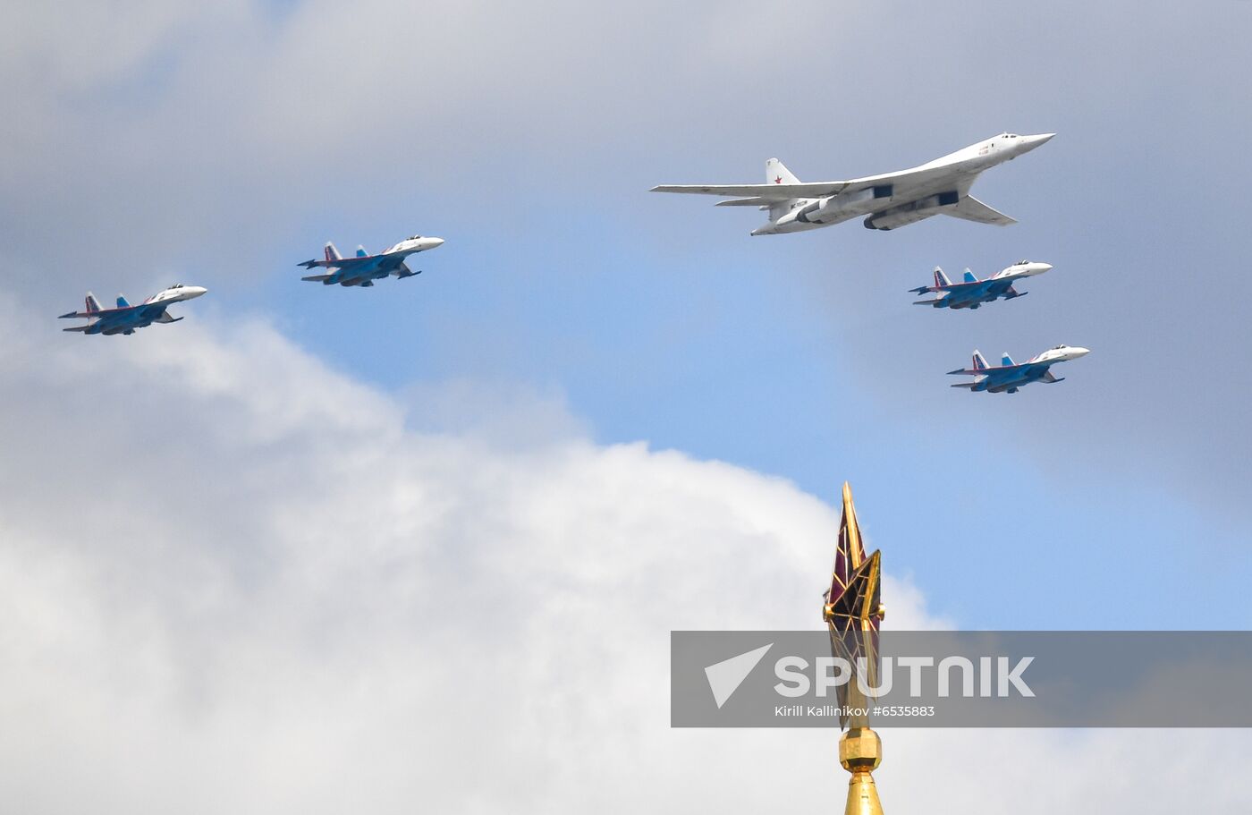Russia WWII Victory Parade Rehearsal