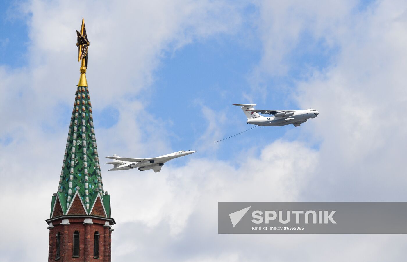 Russia WWII Victory Parade Rehearsal