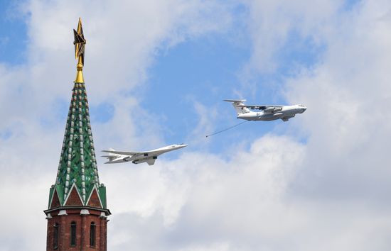 Russia WWII Victory Parade Rehearsal