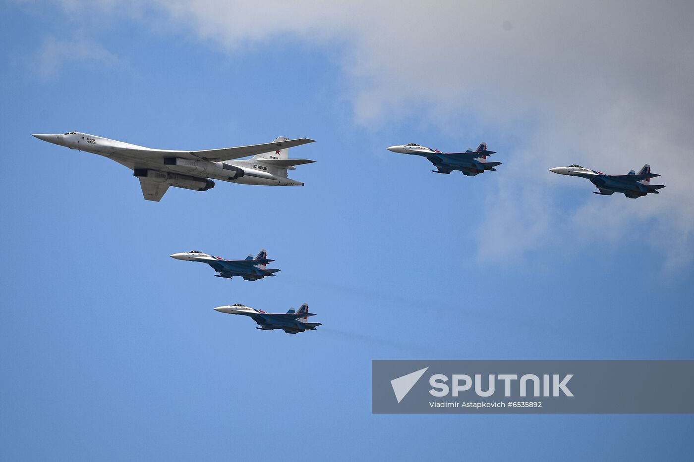 Russia WWII Victory Parade Rehearsal