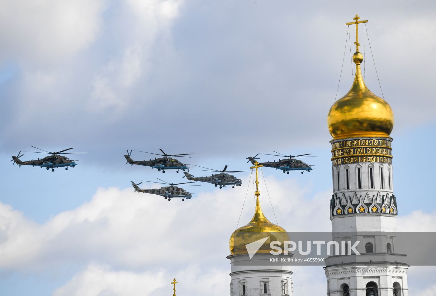 Russia WWII Victory Parade Rehearsal