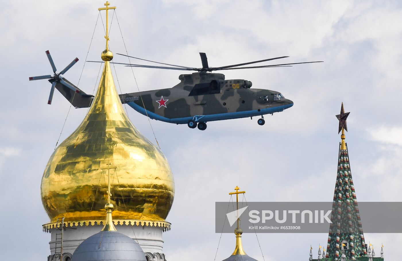 Russia WWII Victory Parade Rehearsal