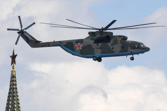 Russia WWII Victory Parade Rehearsal