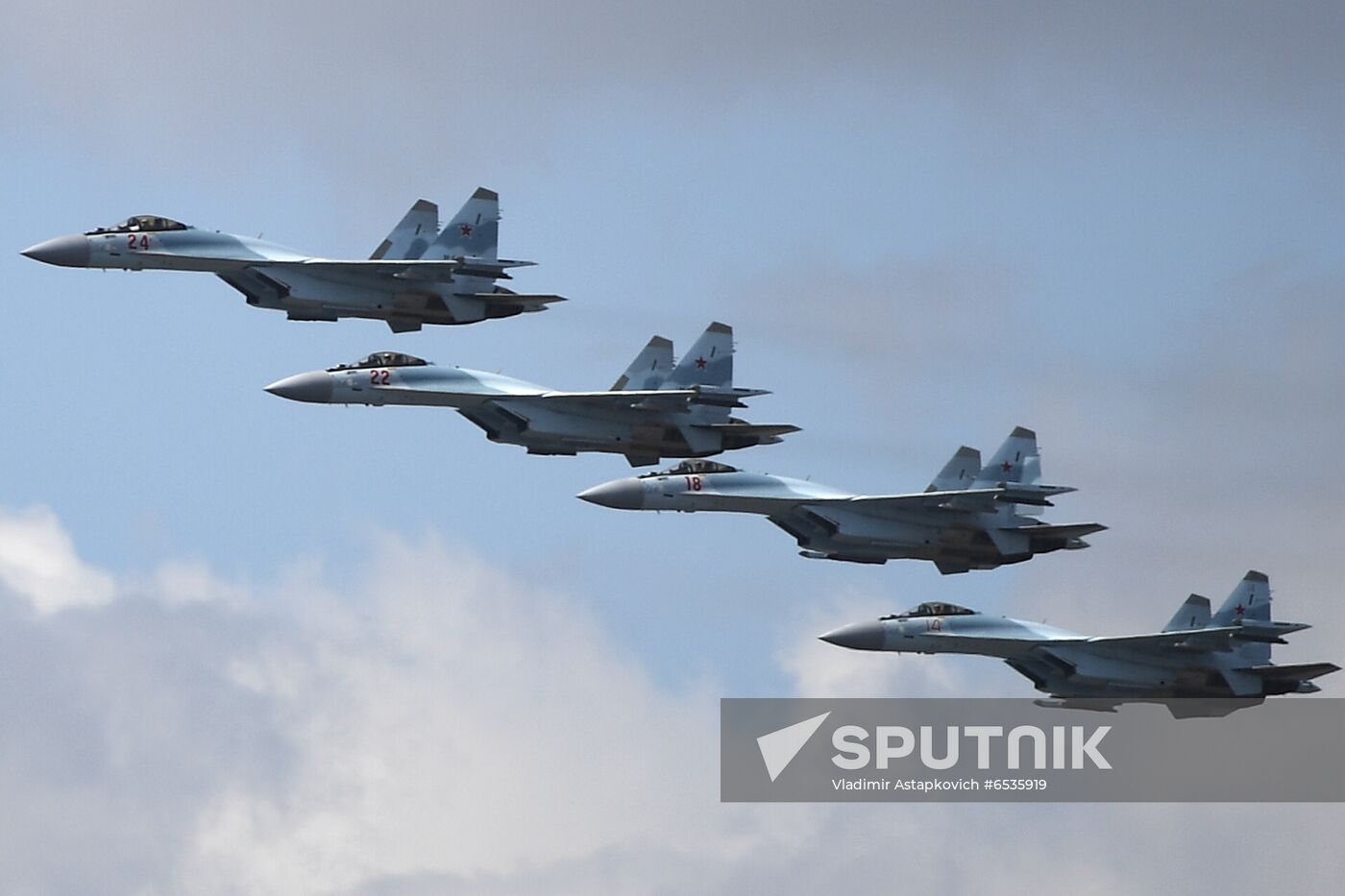 Russia WWII Victory Parade Rehearsal