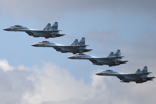 Russia WWII Victory Parade Rehearsal