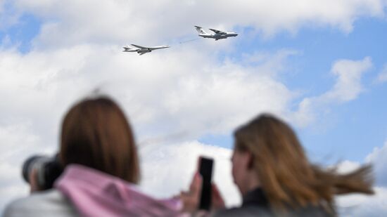 Russia WWII Victory Parade Rehearsal