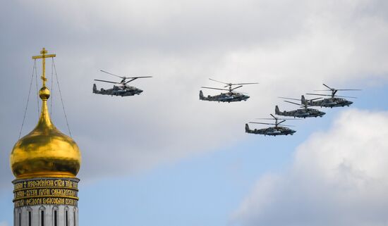 Russia WWII Victory Parade Rehearsal