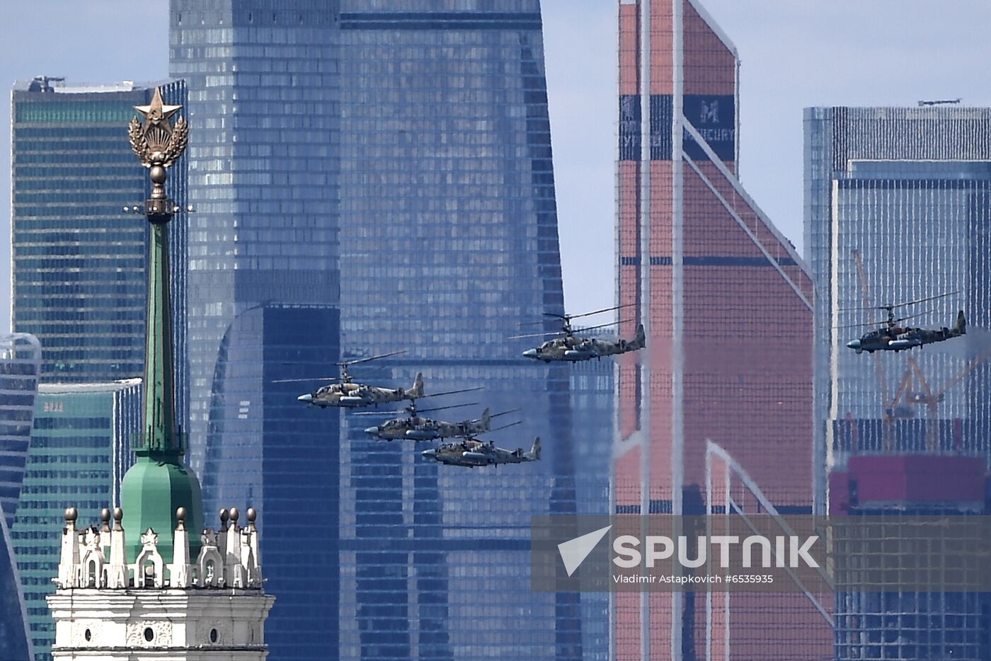 Russia WWII Victory Parade Rehearsal