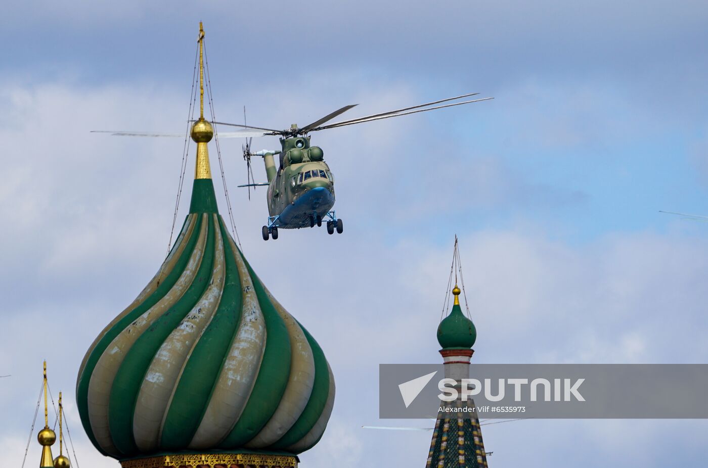 Russia WWII Victory Parade Rehearsal