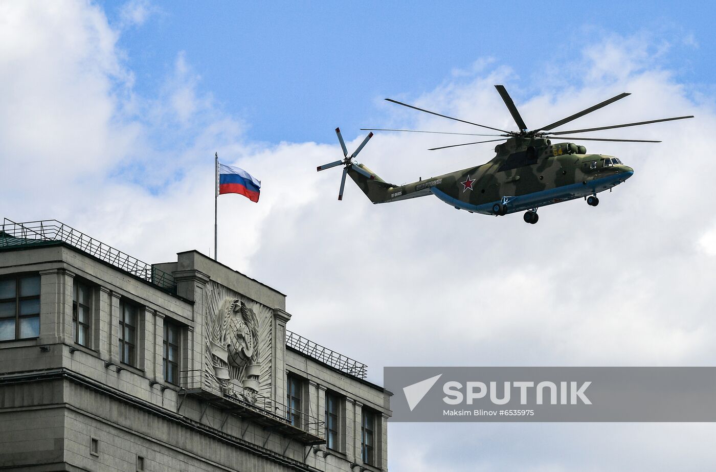 Russia WWII Victory Parade Rehearsal