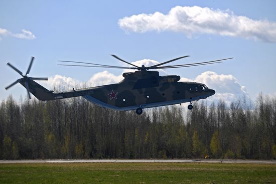 Russia WWII Victory Parade Rehearsal