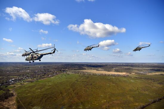 Russia WWII Victory Parade Rehearsal