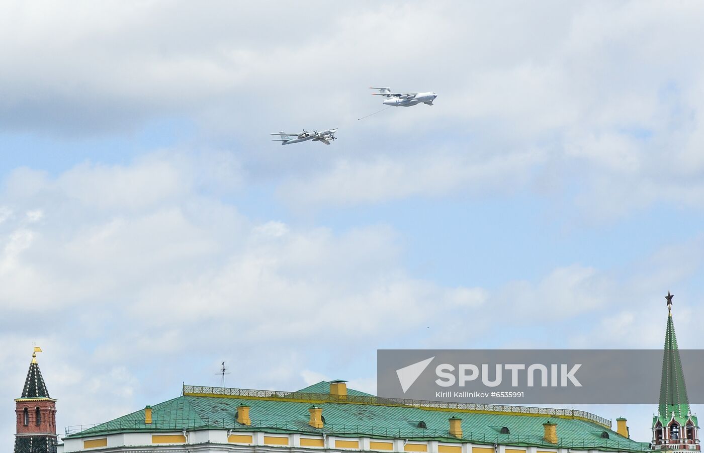 Russia WWII Victory Parade Rehearsal