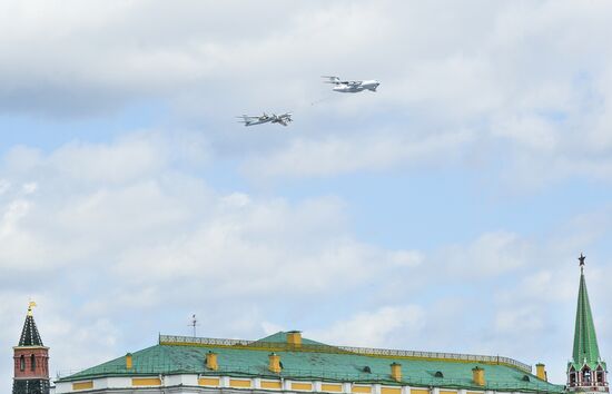 Russia WWII Victory Parade Rehearsal