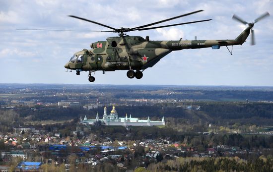 Russia WWII Victory Parade Rehearsal
