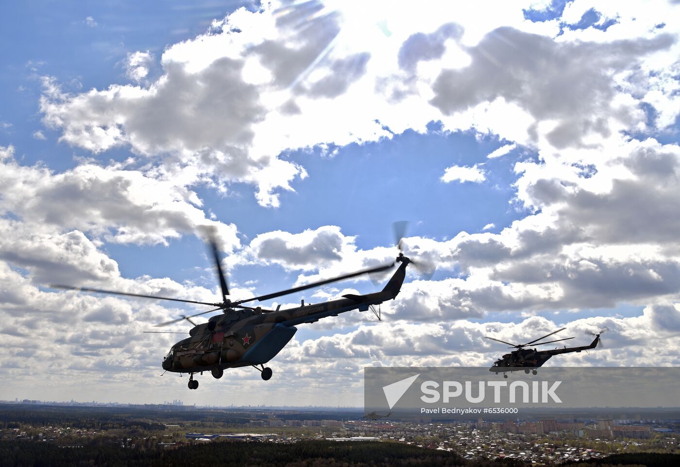 Russia WWII Victory Parade Rehearsal