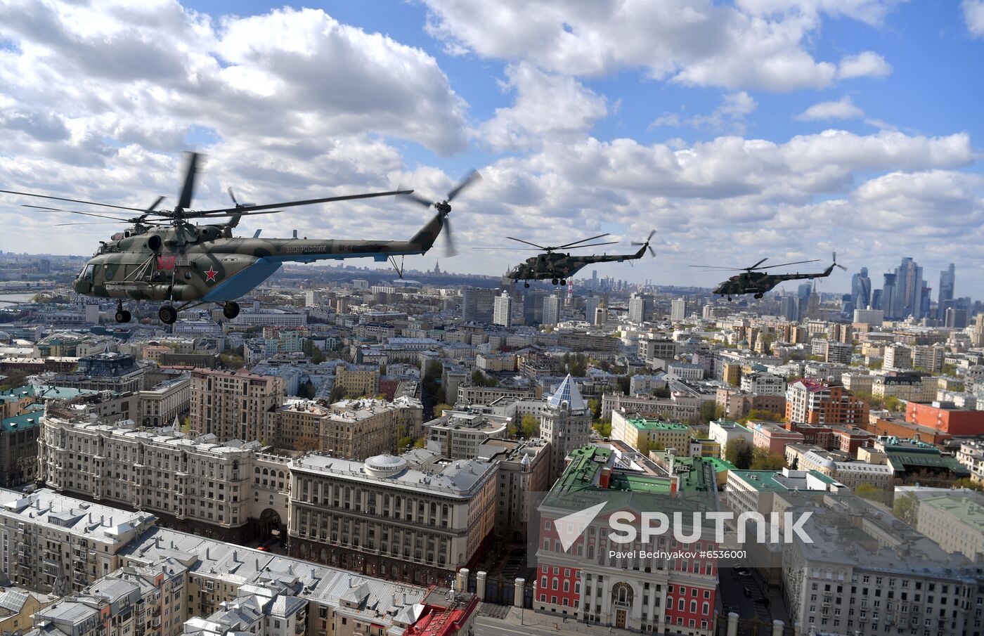 Russia WWII Victory Parade Rehearsal