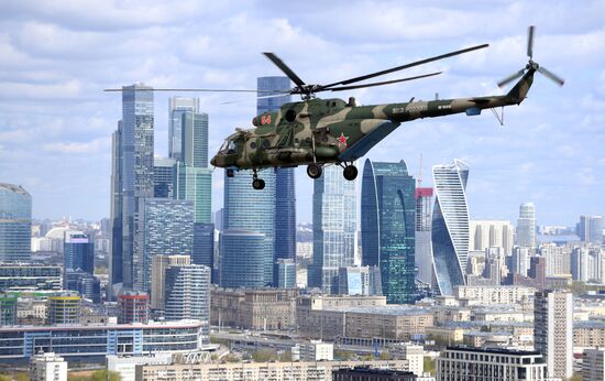 Russia WWII Victory Parade Rehearsal