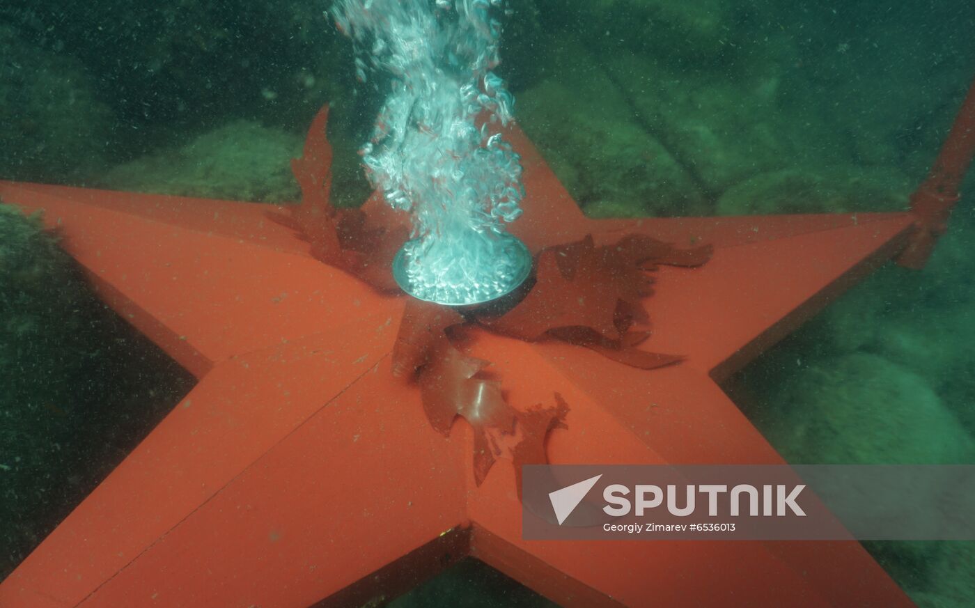Russia Divers Victory Day Event