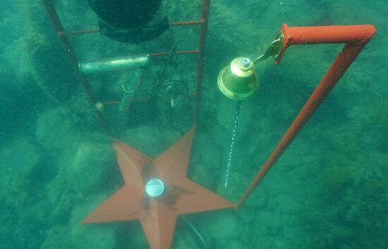 Russia Divers Victory Day Event