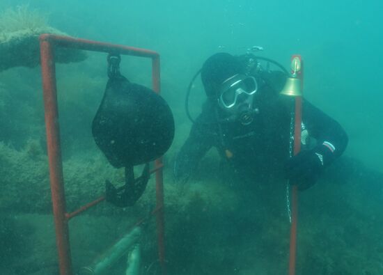 Russia Divers Victory Day Event
