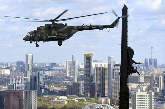 Russia WWII Victory Parade Rehearsal