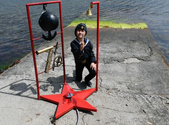 Russia Divers Victory Day Event